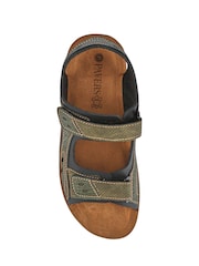 Pavers khaki Gents Casual Sandals - Image 4 of 5