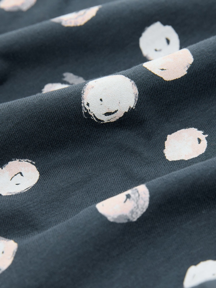 Navy Spot Long Sleeve Pyjamas - Image 8 of 8