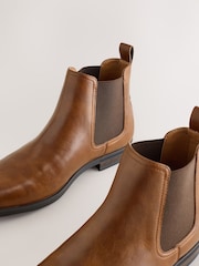 Tan Brown Chelsea Boots - Image 3 of 5