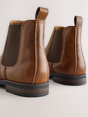 Tan Brown Chelsea Boots - Image 4 of 5