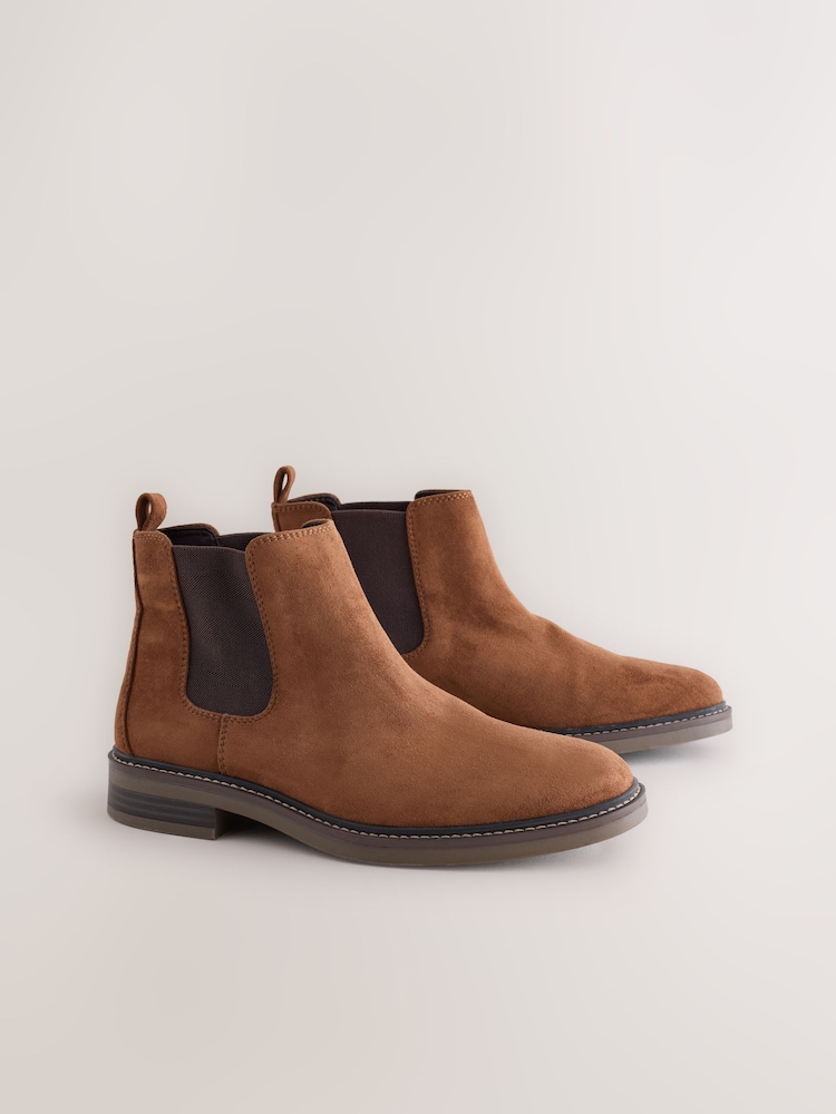Tan Brown Chelsea Boots - Image 2 of 6