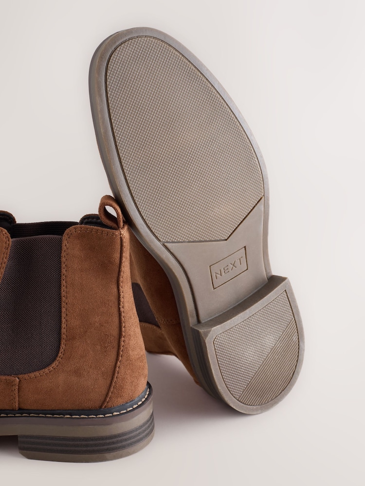 Tan Brown Chelsea Boots - Image 6 of 6