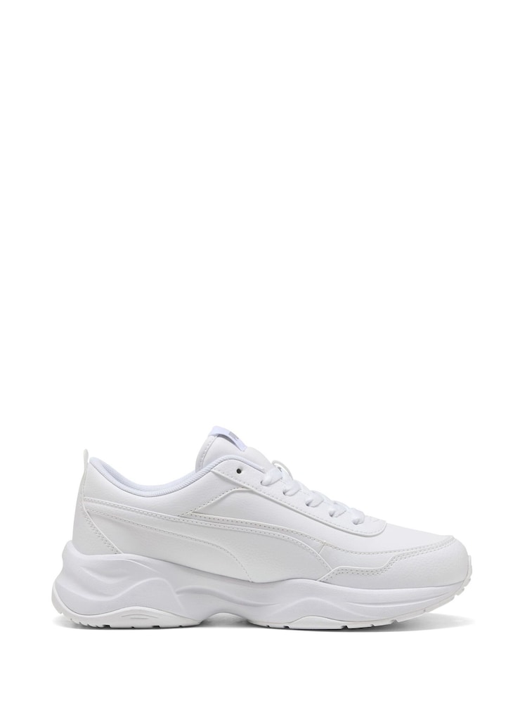Puma White Womens Cilia Mode Trainers - Image 1 of 6