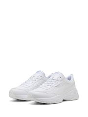 Puma White Womens Cilia Mode Trainers - Image 3 of 6