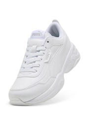 Puma White Womens Cilia Mode Trainers - Image 4 of 6