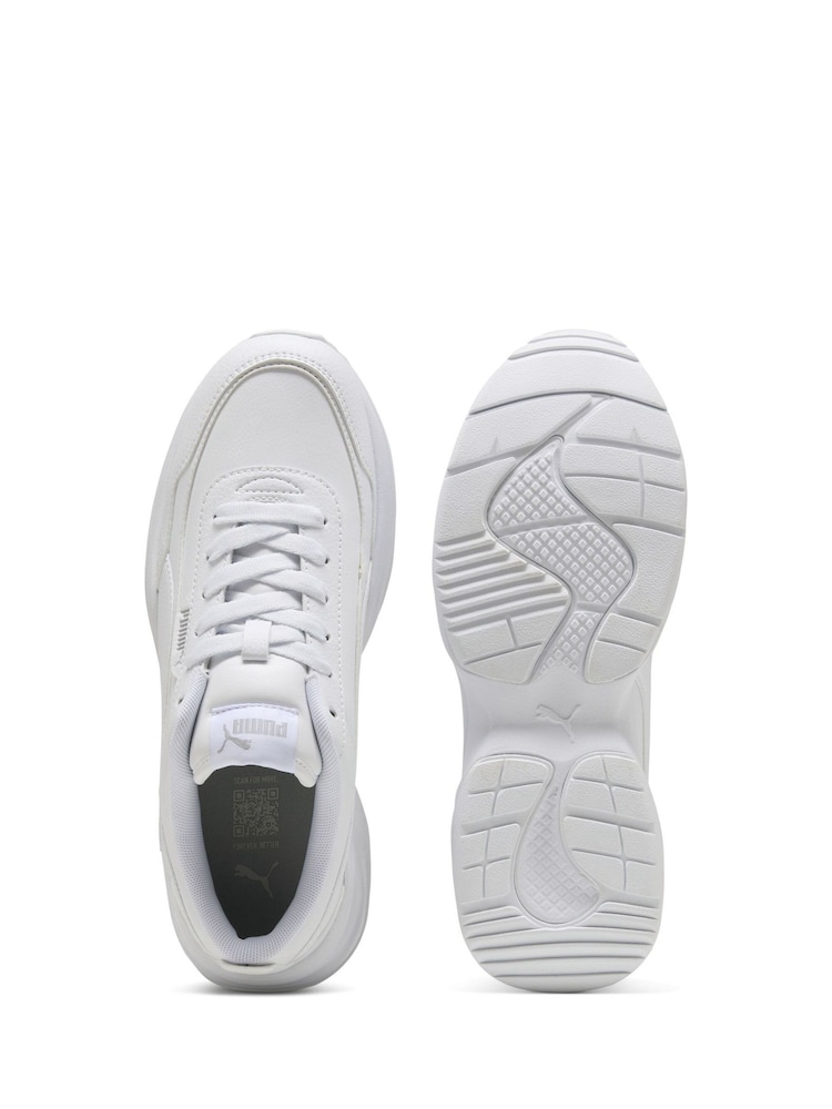 Puma White Womens Cilia Mode Trainers - Image 5 of 6