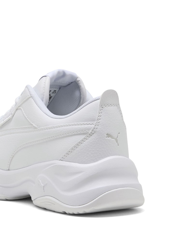 Puma White Womens Cilia Mode Trainers - Image 6 of 6
