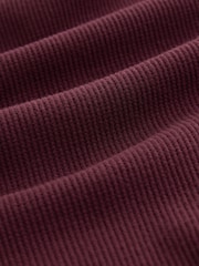 Berry Red Cosy Waffle Long Sleeve Pyjamas - Image 7 of 9