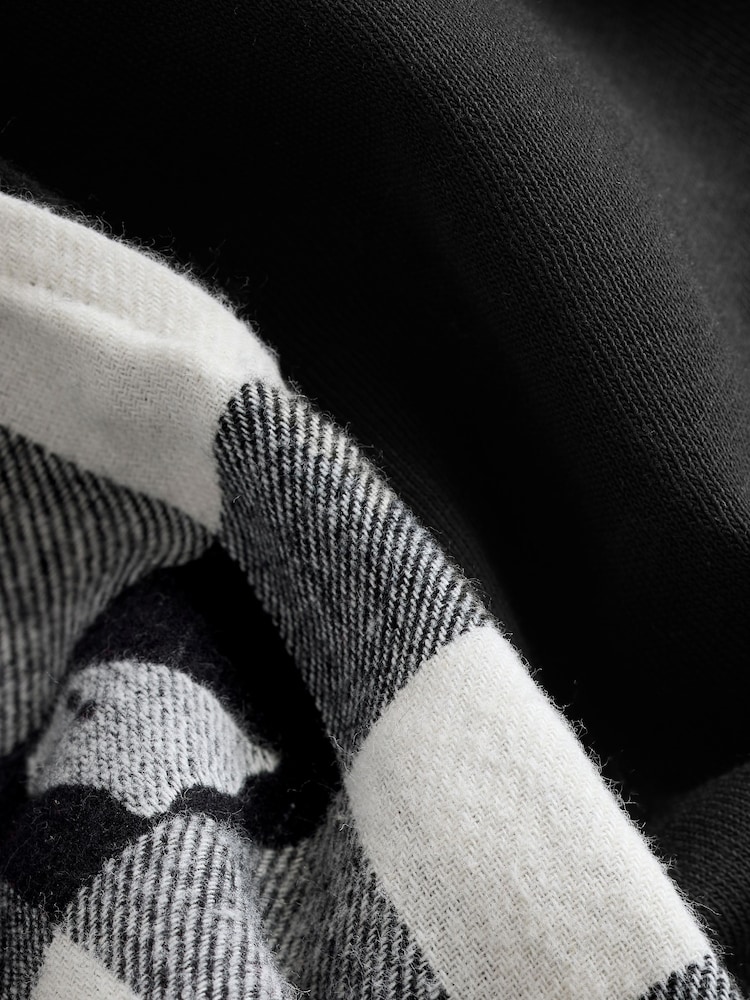 Black/White Ghost Sweatshirt and Flannel Pyjamas - Image 2 of 3