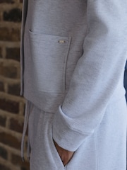 Grey Cosy Waffle Cardigan & Trousers Set - Image 9 of 10