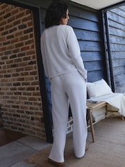 Grey Cosy Waffle Cardigan & Trousers Set - Image 10 of 10