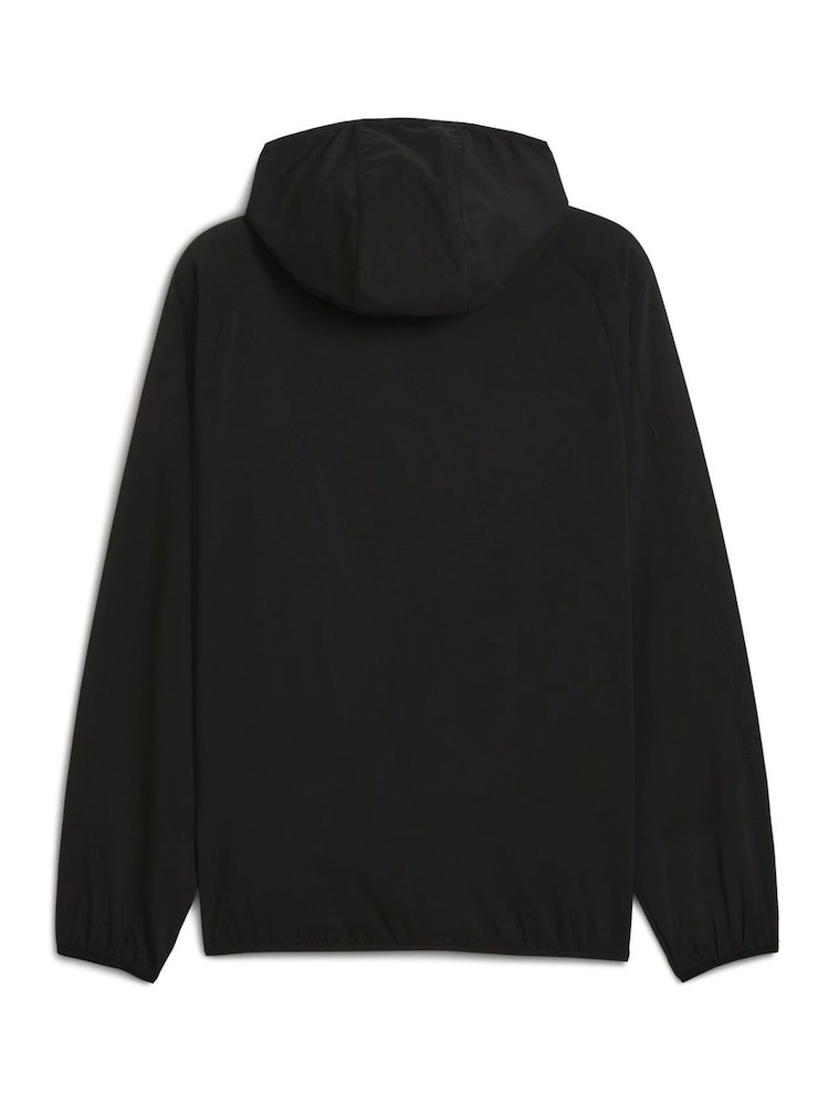 Puma Black Mens Tad Tech Woven Full Zip Training Jacket - Image 5 of 5