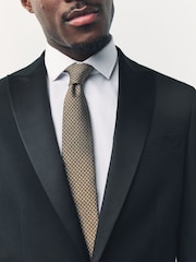 Navy Textured Tie - Image 3 of 6