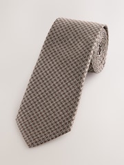 Navy Textured Tie - Image 4 of 6