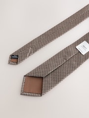 Navy Textured Tie - Image 6 of 6