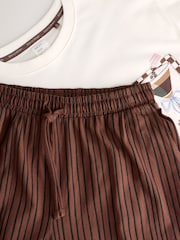 Chocolate Espresso Short Sleeve Pyjamas - Image 9 of 11
