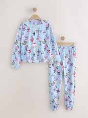 Blue Candles Long Sleeve Pyjamas - Image 1 of 3