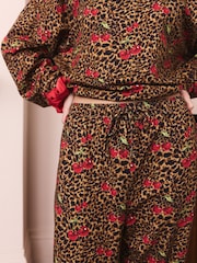 Animal Cherries Long Sleeve Pyjamas - Image 4 of 8