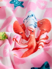 Pink Lobster Jersey Button Through Pyjamas - Image 7 of 8