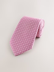 Pink Pattern Tie - Image 3 of 5