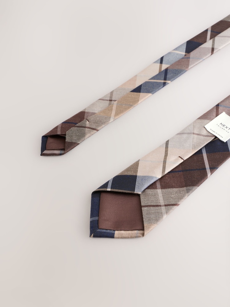Neutral Textured Tie - Image 1 of 3