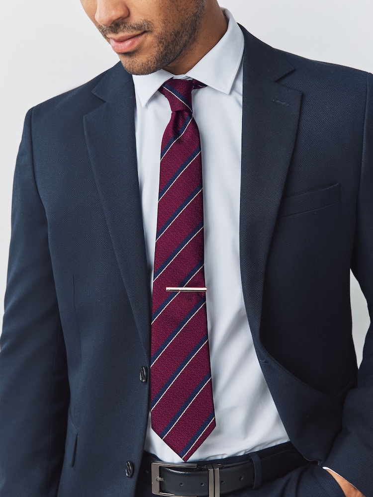 Red Pattern Tie - Image 1 of 5 Red Pattern Tie - Image 1 of 5