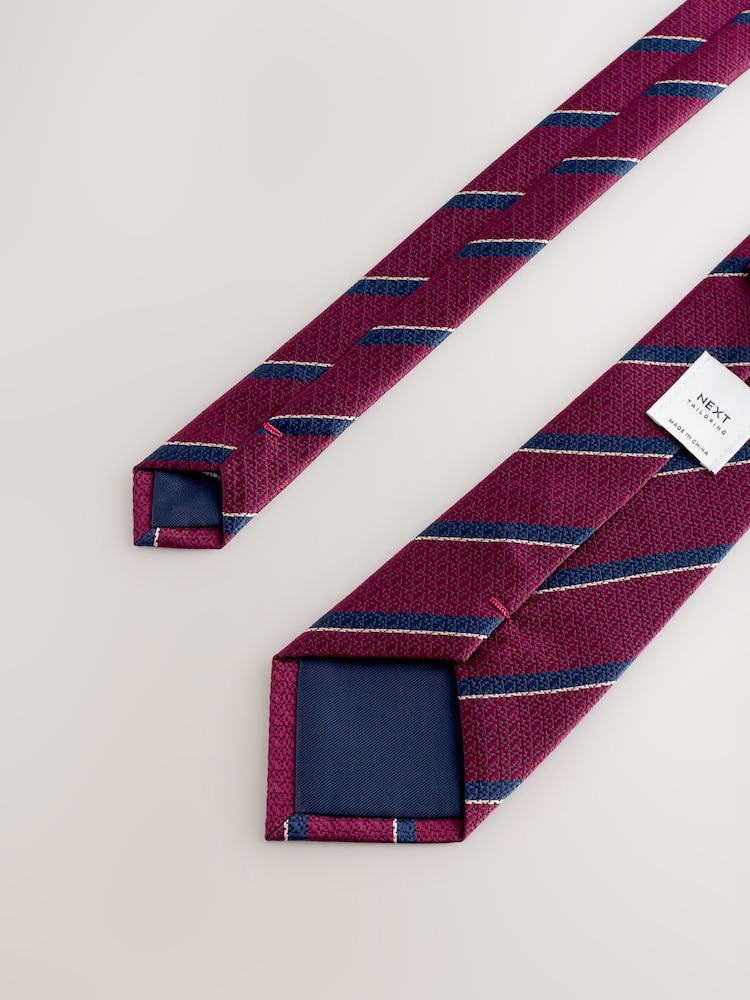 Red Pattern Tie - Image 5 of 5 Red Pattern Tie - Image 5 of 5