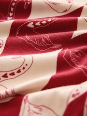 Rockett St George Red Argyle Swan Jersey Pyjamas - Image 11 of 11