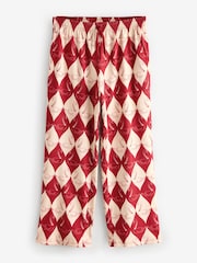 Rockett St George Red Argyle Swan Jersey Pyjamas - Image 8 of 11
