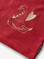 Rockett St George Red Argyle Swan Jersey Pyjamas - Image 9 of 11