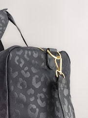 Rockett St George Black Animal Large Weekend Bag - Image 6 of 8