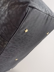 Rockett St George Black Animal Large Weekend Bag - Image 7 of 8