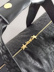 Rockett St George Black Animal Large Weekend Bag - Image 8 of 8