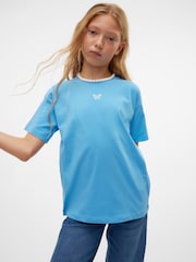 VERO MODA Girls Short Sleeve Back Print Jersey Tshirt - صورة 1 من 1