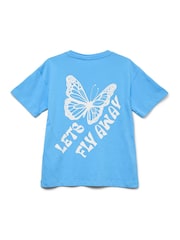 VERO MODA Girls Short Sleeve Back Print Jersey Tshirt - Imagen 4 de 4