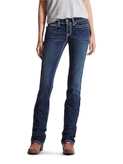 Ariat Blue Real Straight Icon Jeans - Image 1 of 2