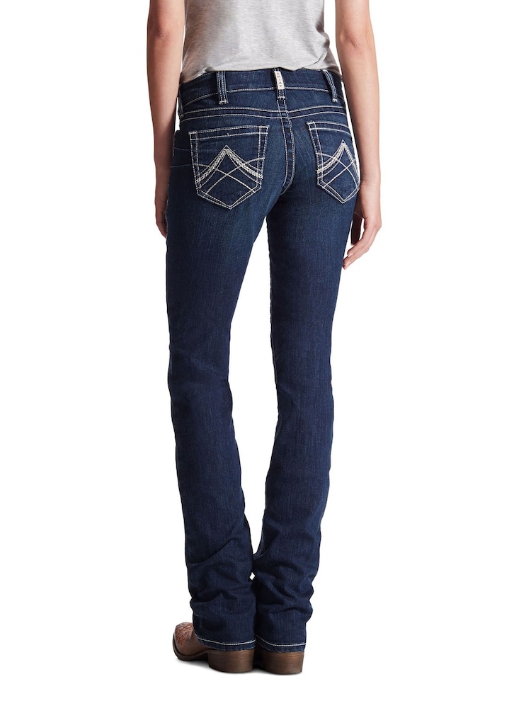Ariat Blue Real Straight Icon Jeans - Image 2 of 2