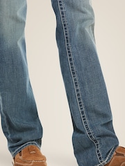 Ariat Blue Real Straight Icon Jeans - Image 4 of 6