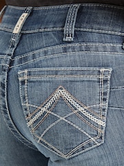 Ariat Blue Real Straight Icon Jeans - Image 5 of 6