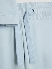 River Island Blue RR 100% Cotton T-Shirt and Shorts Set - Image 3 of 4