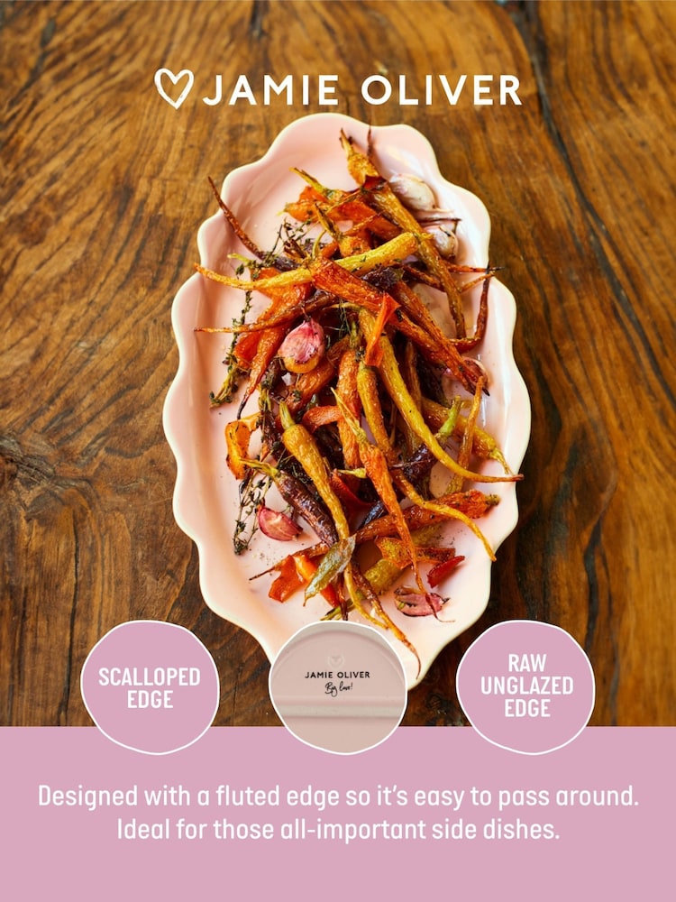 Jamie Oliver Pink Big Love Pass Me Platter Serveware - Image 2 of 7