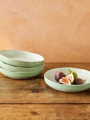 Jamie Oliver Set of 4 Green Big Love Stackable Dishy Bowls - Image 1 of 7