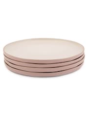 Jamie Oliver Set of 4 Pink Big Love Perfect Dinner Plates - Image 3 of 7
