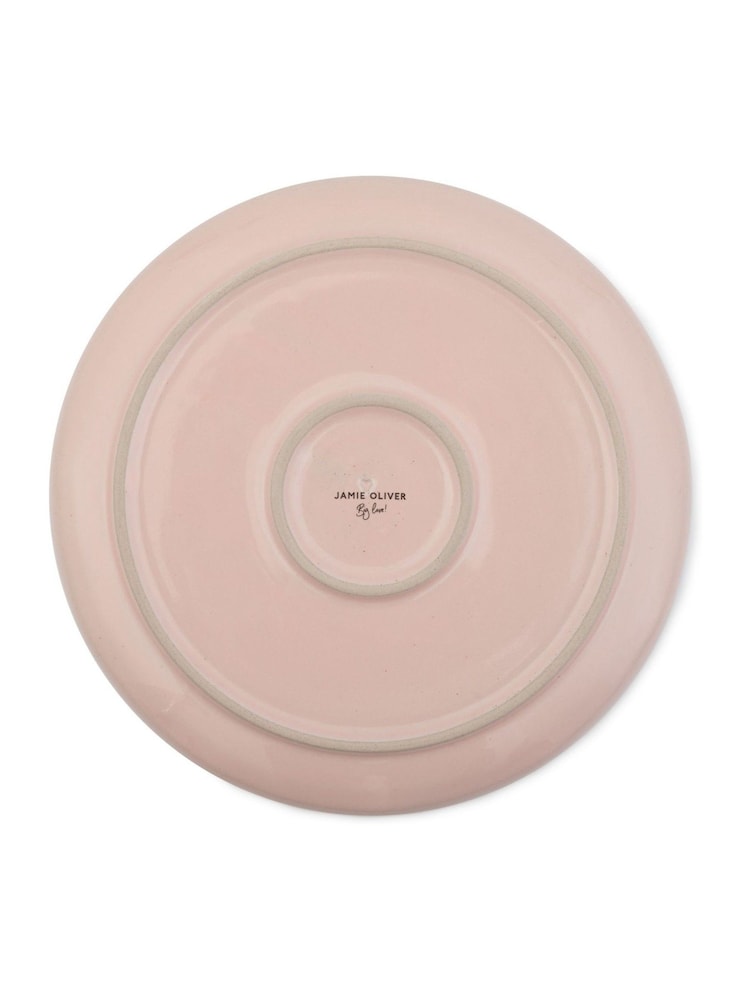 Jamie Oliver Set of 4 Pink Big Love Perfect Dinner Plates - Image 7 of 7