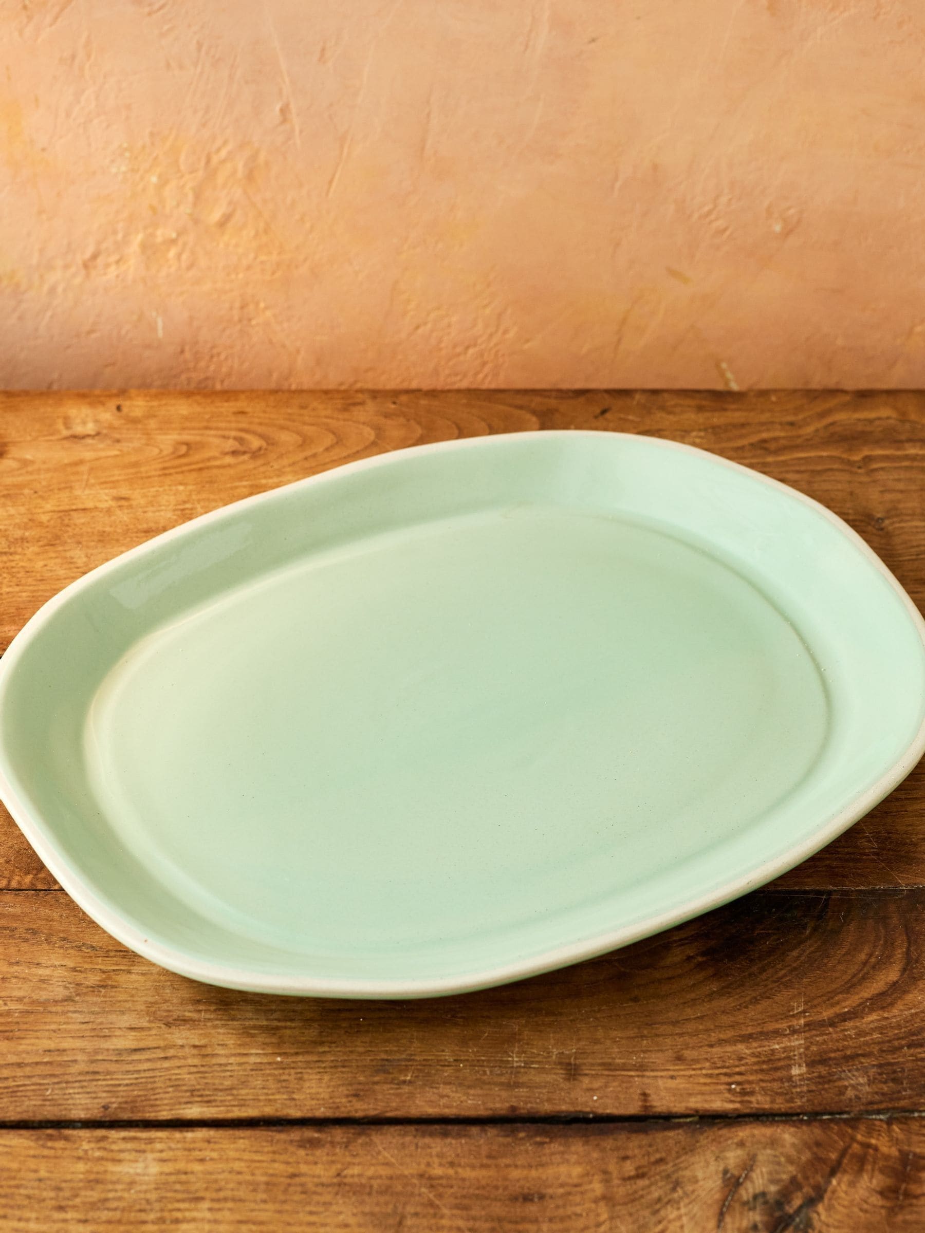 Rackhams Green Big Love Feast Platter, Stoneware, 40X32cm - Stoneware - Serving Platter - Image 8