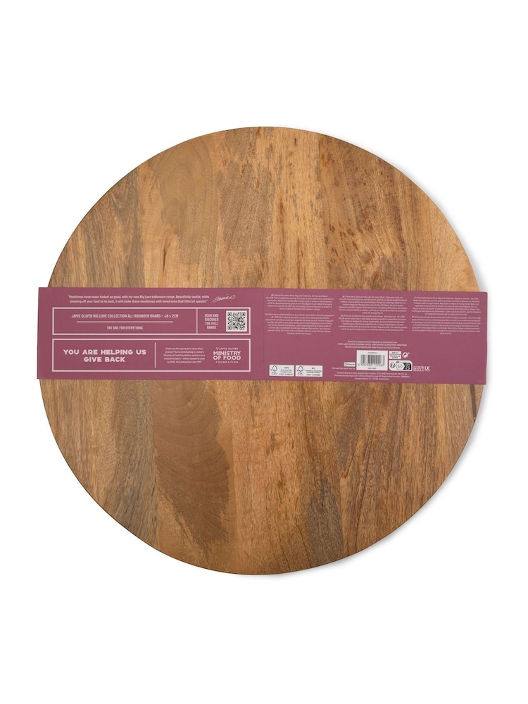 Jamie Oliver Brown Big Love All Rounder Mango Wood Board - Image 7 of 7 Jamie Oliver Brown Big Love All Rounder Mango Wood Board - Image 7 of 7