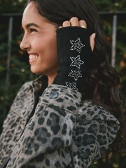 Rockett St George Black Star Studded Handwarmers - Image 2 of 9