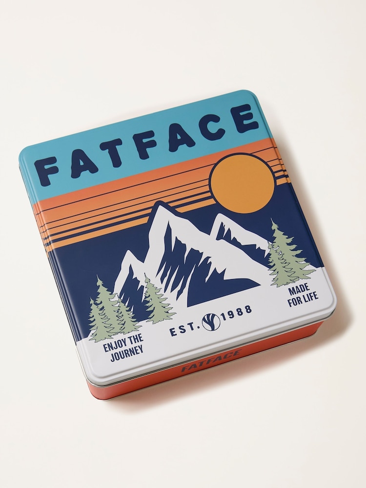 FatFace Grey Off Roader Socks And Body Wash Gift Set - Image 1 of 3