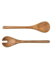 Jamie Oliver Set of 2 Brown Big Love Serving Wooden Spoons - Image 3 of 7