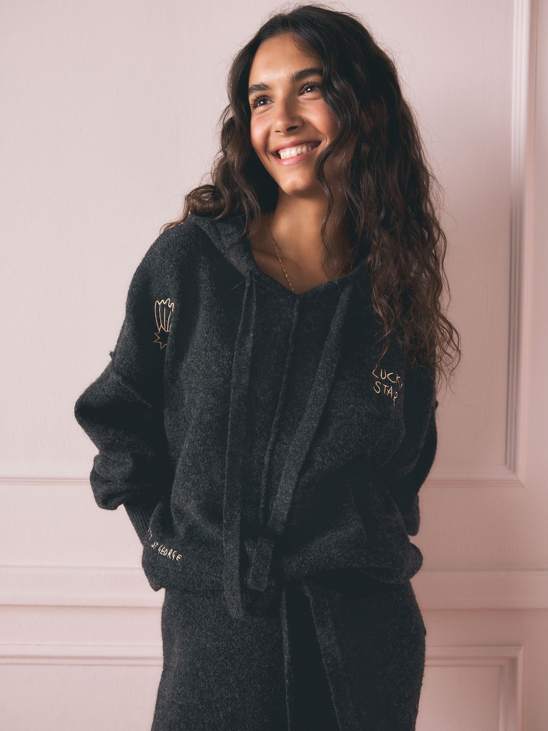 【希少】90s goodenough logo knit black GDEH グッドイナフ GOODENOUGH 90S 00S アーカイブ GDEH ラグラン Tシャツ